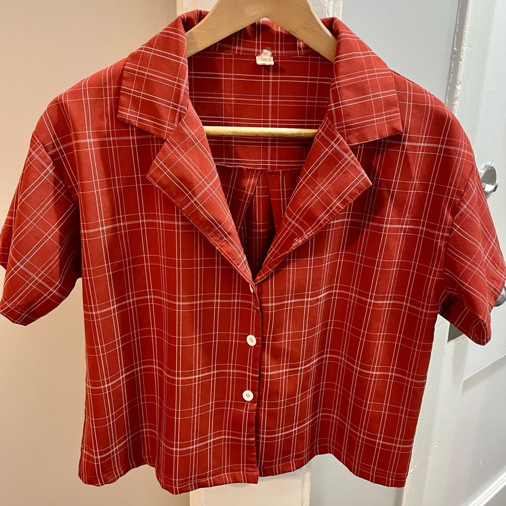 Unknown Brand Short Sleeve Vintage Button-Down